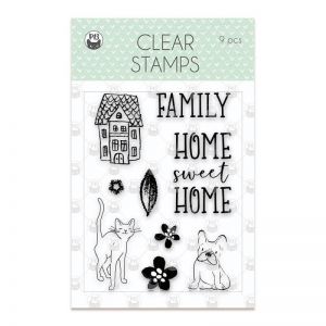 Zestaw stempli P13 We are Family 01, 8szt
